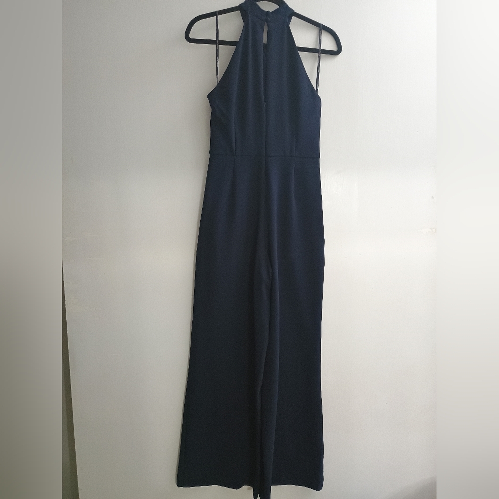 Julia Jordan Strapless Navy Dress